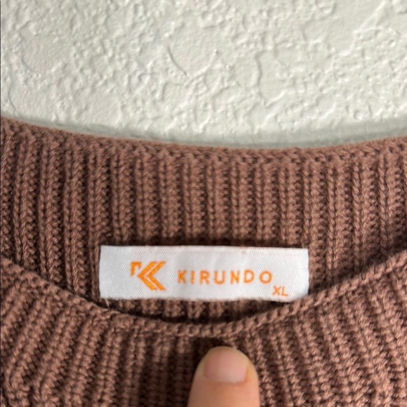 Kirundo‎ Brown Sleeveless Knit Top XL - Picture 2 of 6